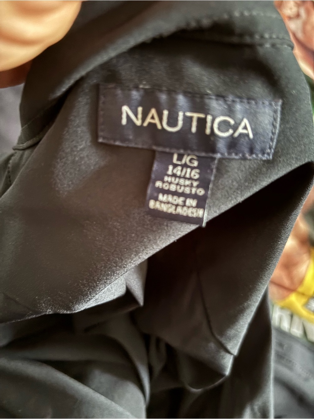 Nautica navy blue Button-Up Shirt